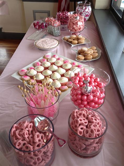 Candy Bar Baby Girl Showergreat Job Theresa Mary And Ellen