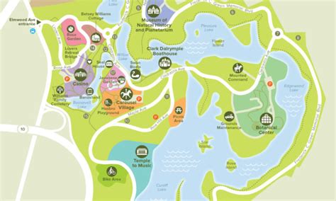 Roger Williams Park Map
