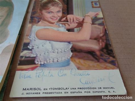 Tombola Cancionero Marisol Fher 1962 Con Fo Comprar Clasico