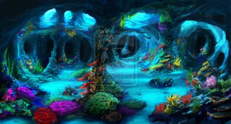 Free Download Beautiful Underwater Caves Wallpaper Underwater Caves Commission X For