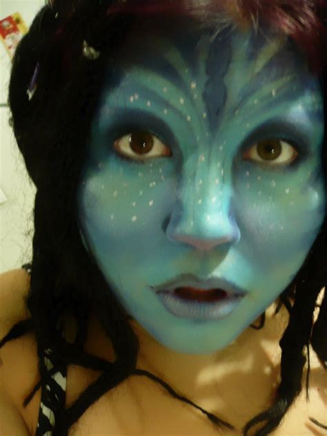 Avatar Inspired Makeup By Malevolentjester On Deviantart Cool Face