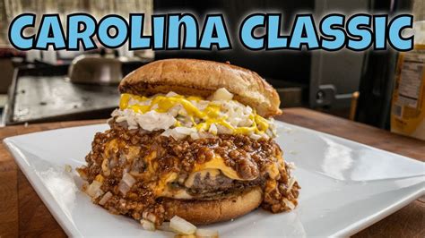 Carolina Classic Burger on the Blackstone Griddle - YouTube
