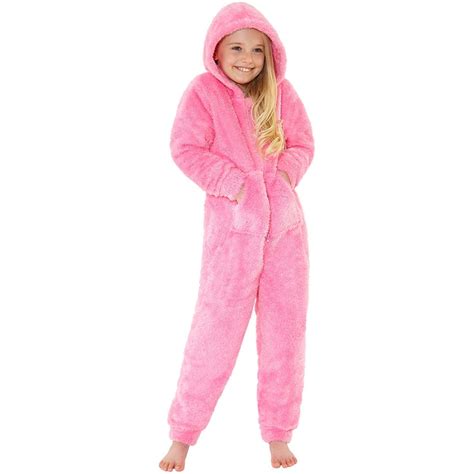A Cosy Fluffy Fleece Onesie For Girls Great For Lounging And Pampering