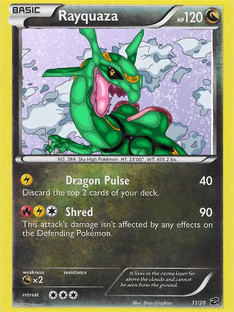 Rayquaza Card By Livitup03 On Deviantart