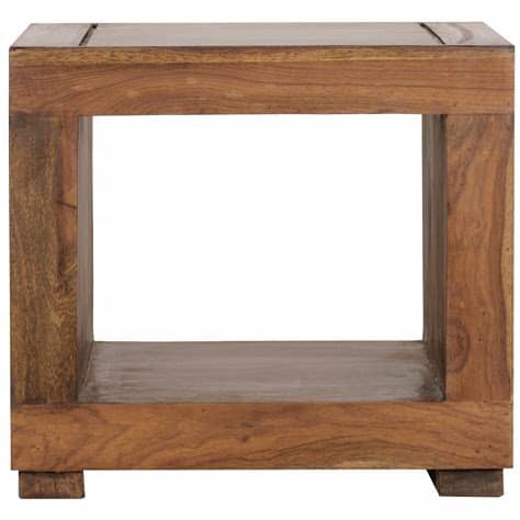 Couchtisch beistelltisch tisch eiche dunkel. Couchtisch Massiv-Holz Sheesham 50 cm breit Wohnzimmer ...