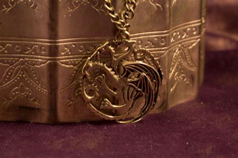 Maybe you would like to learn more about one of these? Game of Thrones House Targaryen Antique Gold Dragon ...