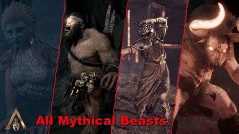 Assassin S Creed Odyssey All Mythical Beasts YouTube