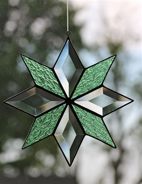 Stained Glass And Bevel Quilt Star By Barbaras Glassworks Stained
