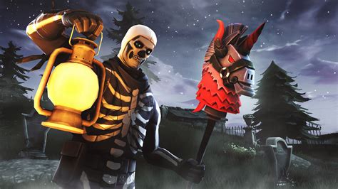 Skull Trooper Fortnite Skin Wallpapers On Wallpaperdog