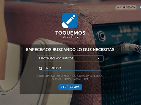 Toquemos Lets Play Logo Website By Sebastián Pizarro On Dribbble