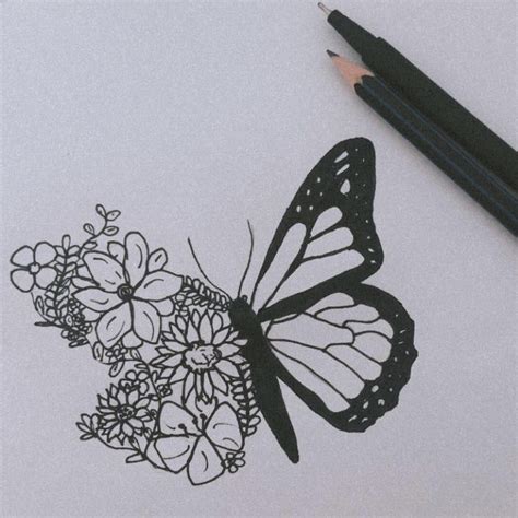 Aesthetic Butterfly Drawing Pinterest How To Draw How To Draw Girl