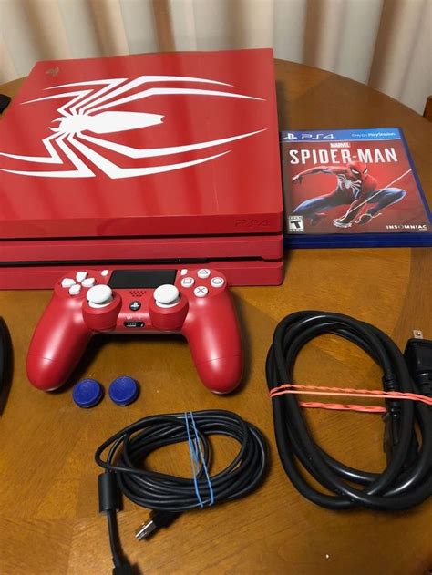Sony Playstation 4 Pro 1tb Limited Edition Marvels Spider Man Console