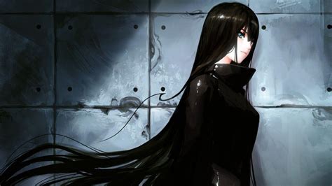 Anime Girl Black Hair Wallpapers Top Free Anime Girl Black Hair Backgrounds Wallpaperaccess