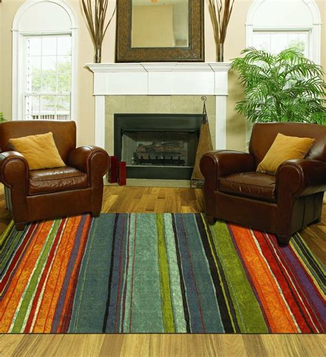 Large Area Rug Colorful 8x10 Living Room Size Carpet Home Kitchen