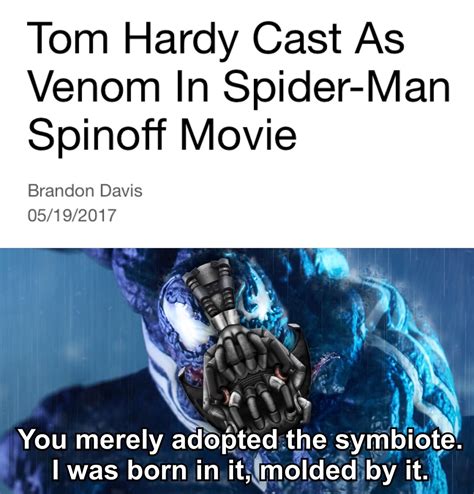 20 Insanely Funny Tom Hardy Venom Memes That Will Leave You ROFL