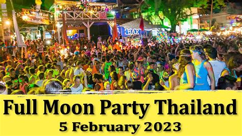 Full Moon Party Thailand 2023 Youtube