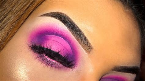 Pink And Purple Halo Eyeshadow Tutorial Tia Shea Youtube