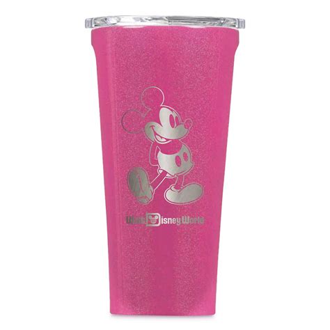 Mickey Mouse Stainless Steel Tumbler By Corkcicle Pink Walt Disney