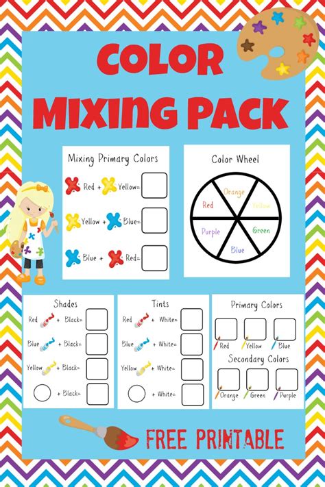 Within minutes you can easily create a fun chore chart for your kids. Fun Color Theory Activity Pack For Kids | More Excellent Me