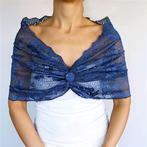 royal blue lace elegant shawl evening shoulder wrap wedding etsy royal blue lace blue