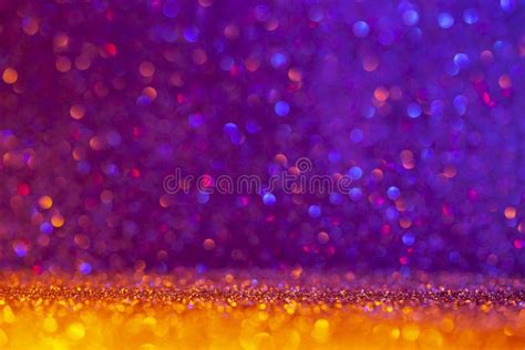Purple Gold Glitter Background