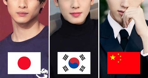 Here Are Korean Japanese And Chinese Beauty Standards Shown By Each Country S Handsome Male