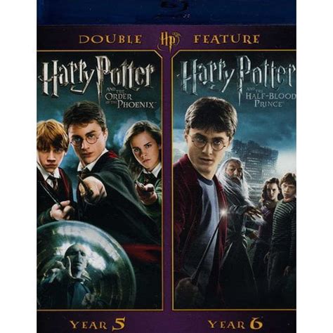 Harry Potter Double Feature Years 5 And 6 The Order Of The Phoenix