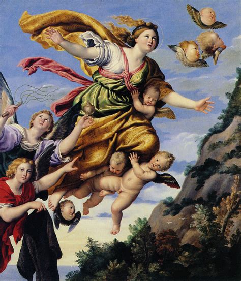 Domenichino The Assumption Of Mary Magdalen Into Heaven