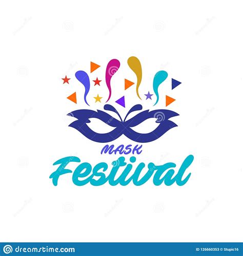 Creative Festival Logo Design Vector Art Logo Stock Illustration