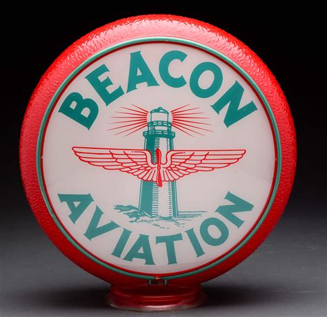 Lot Detail Beacon Aviation Gasoline 13 12 Single Globe Lens On