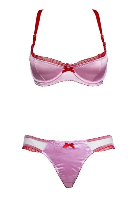 Cupid Knicker Etsy Demi Cup Bra Bra And Panty Sets Demi Cup