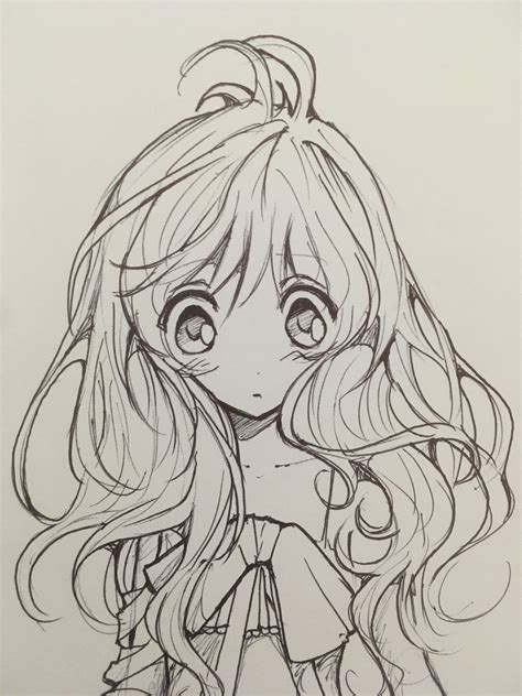 35 Ideas For Kawaii Cute Anime Girl Easy Drawing Mackenzie Emma Gallery