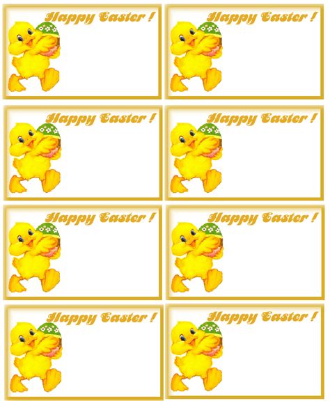 Editable Easter Gift Tags Free Printable Clip Art Library