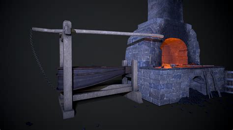 Michael Woods Medieval Blacksmith Forge