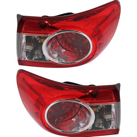 Set Of Tail Light For Toyota Corolla Lh Rh Outer W Bulb My Xxx Hot Girl