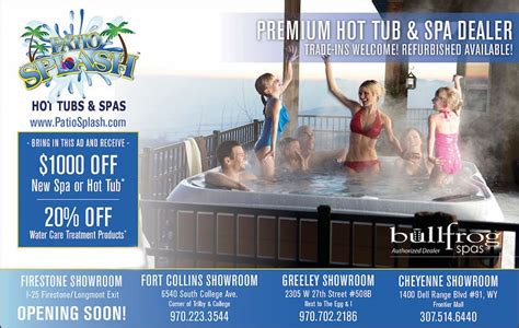 Patio Splash Hot Tubs And Spas Colorado And Wyoming S Affordable Hot Tub Dealer