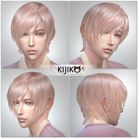 Kijiko Sims 4 Male Hair