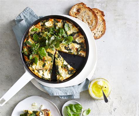 Italian Sausage Goat Cheese And Spinach Frittata Market Magazine