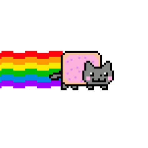 Nyan Cat Clip Art Portable Network Graphics Pixel Art Cat Png