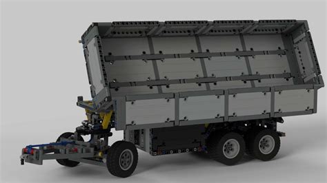 Lego Moc 42043 Side Tipping Trailer By Edo99 Rebrickable Build With