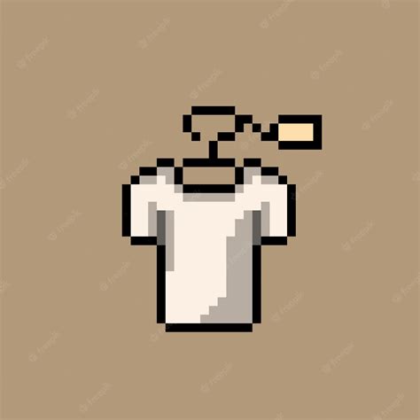 Premium Vector Clothes In Sale With Pixel Art Style