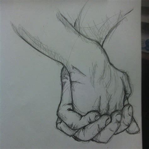Clasped Hands Drawing At Explore Collection Of