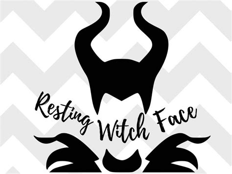 Download resting witch face SVG disney SVG halloween halloween svg ...