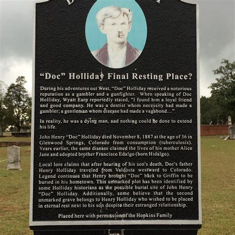 Doc Hollidays Grave In Griffin All You Need To Know Before You Go