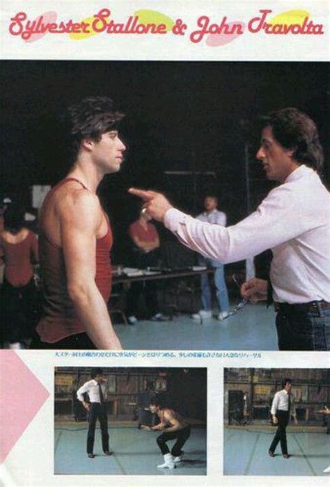 Sylvester Stallone And John Travolta Staying Alive Sylvester