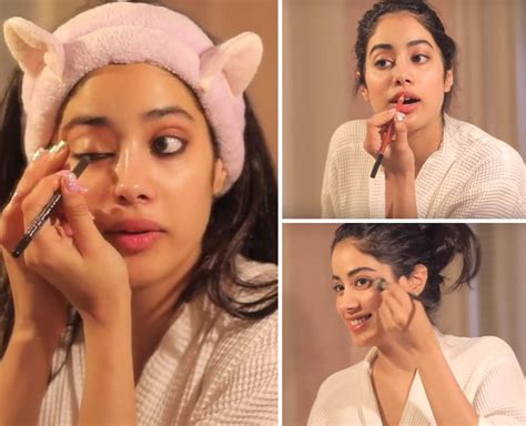 Janhvi Kapoors Makeup Tutorial Is Super Easy And A Must Try Herzindagi