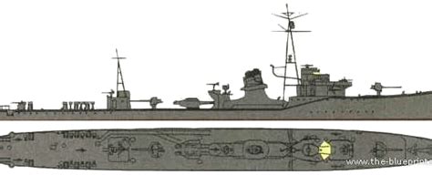Ijn Hatsukari Torpedo Boat 1945 Drawings Dimensions Pictures