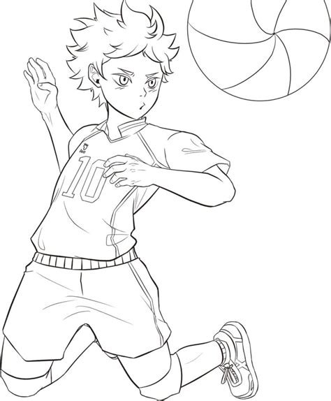 Desenhos De Haikyuu Para Colorir