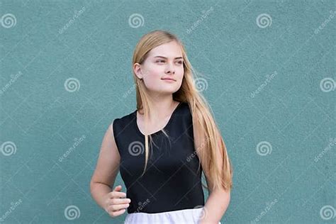 Adorable Brooding Lady Stock Image Image Of Hairstyle 122849551