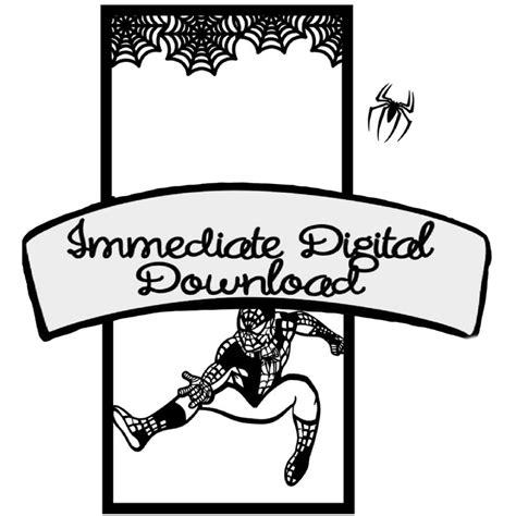 SVG Digital Download Spiderman for Shadow Box SVG Digital | Etsy
